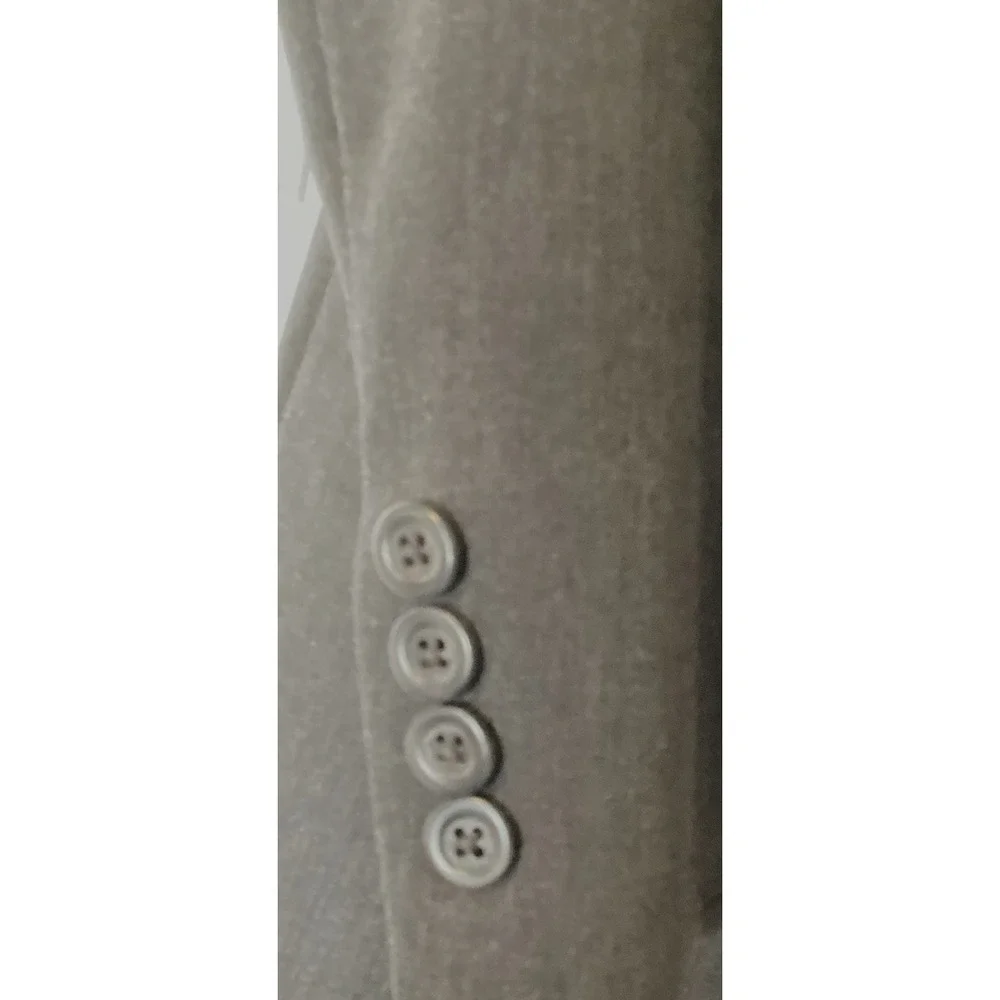 Businesswear Corpcore DKNY ESSENTIALS Blazer 42R Charcoal Gray PURE NEW Wool